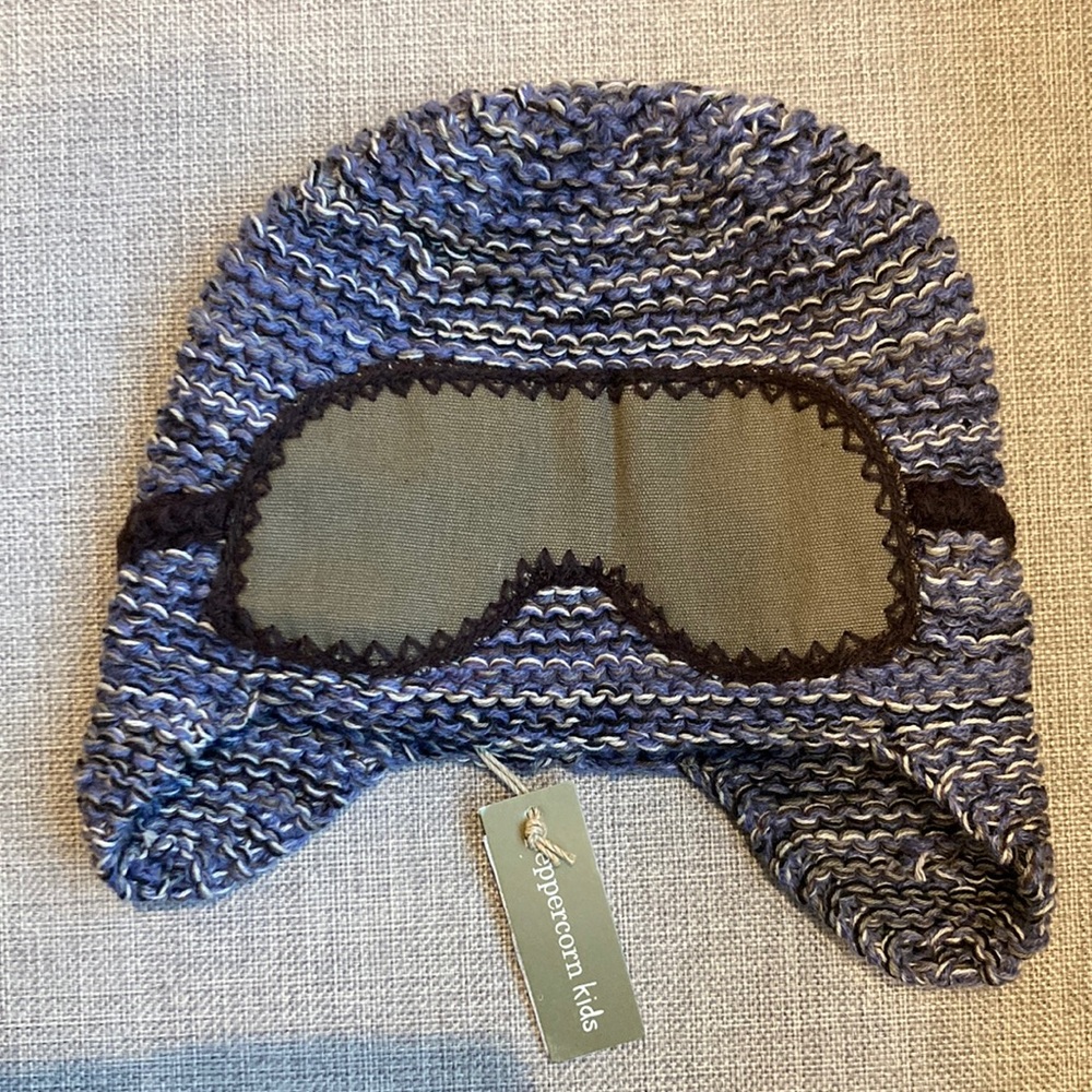 Peppercorn Kids Goggle Beanie, NEW with tags